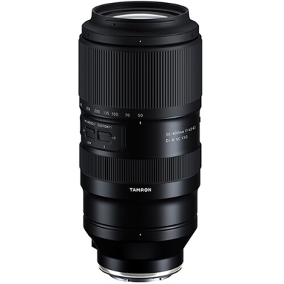Tamron 50-400mm f4.5-6.3 Di III VC VXD Lens for Sony Full Frame E-Mount